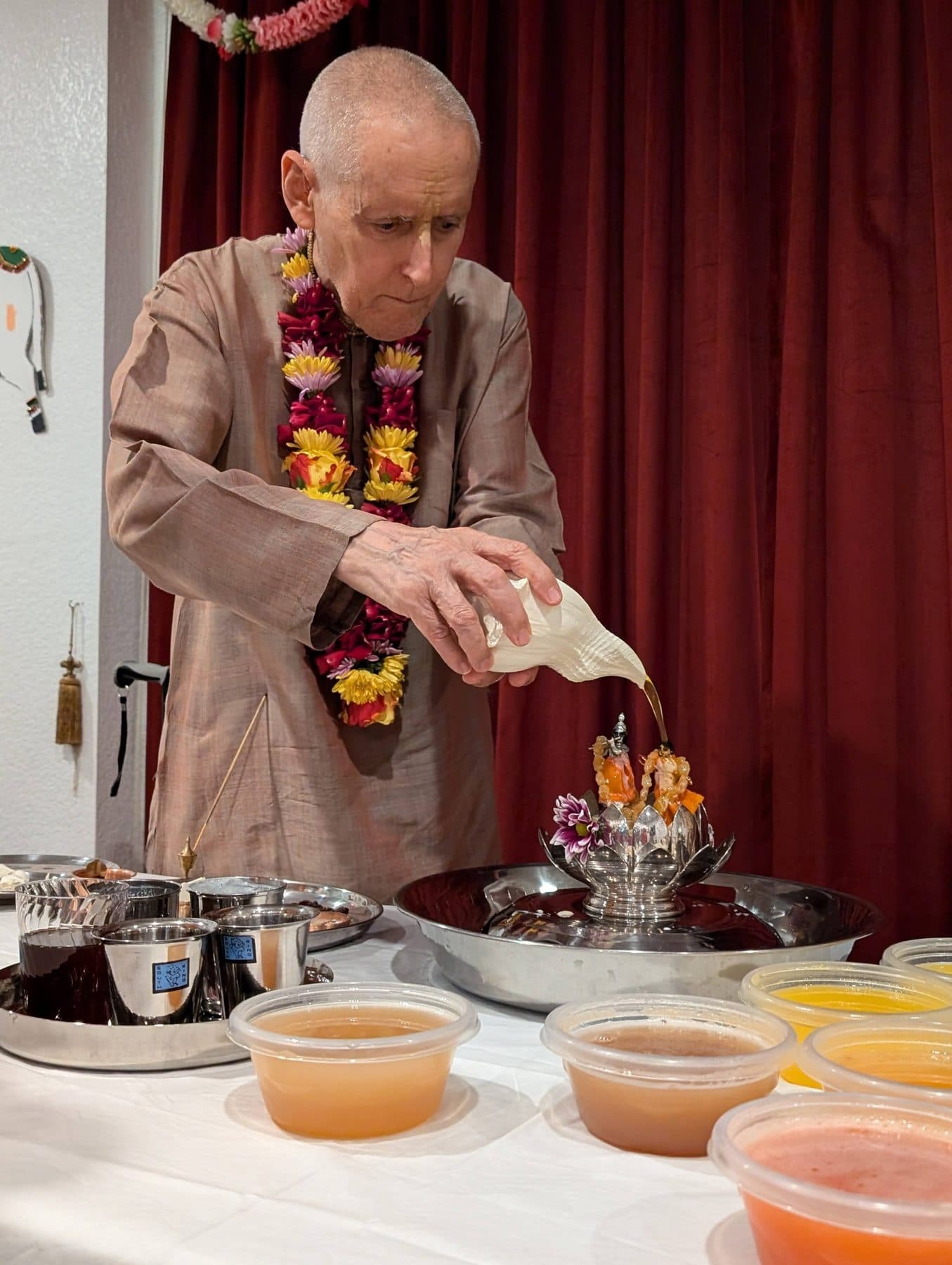 Abhishek devotional ceremony